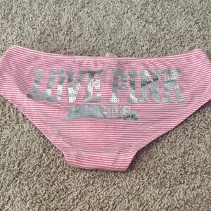 PINK Victoria's Secret  Pink Striped Bottoms